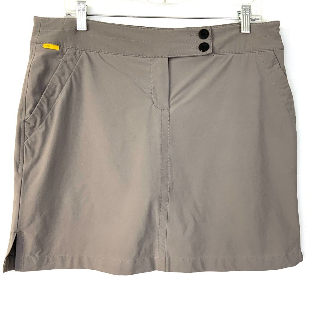 LOLE Cassyope Activewear Golf Skort Taupe Gray Sz 12 - Picture 6 of 16